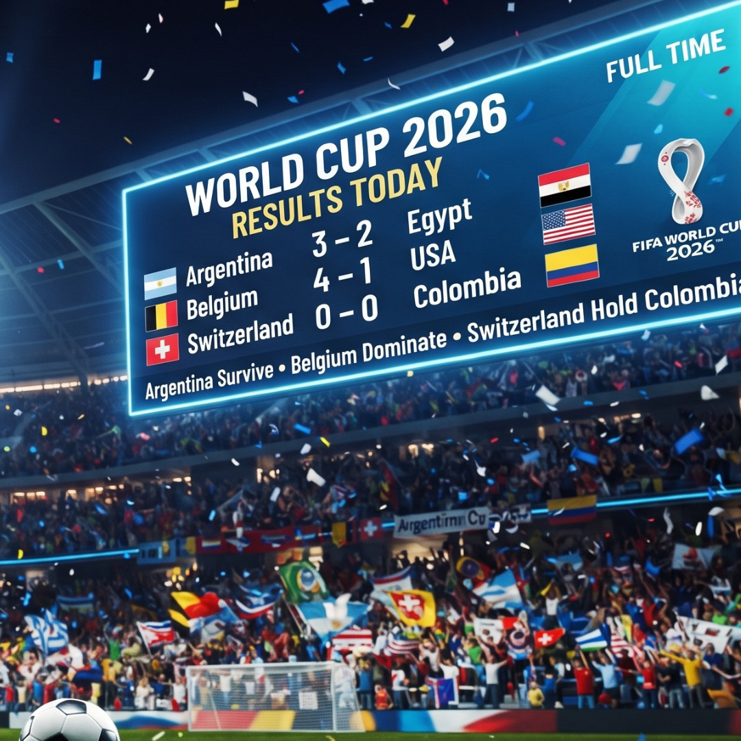 World Cup 2026 Results Today